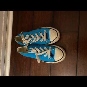 Blue converse